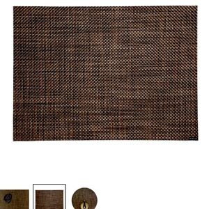 Chilewich Dark Brown Woven Placemats